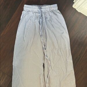 Striped Drawstring Pants